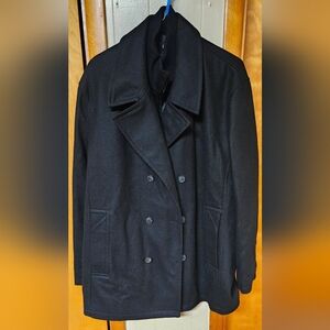 Marc New York Charcoal Pea Coat